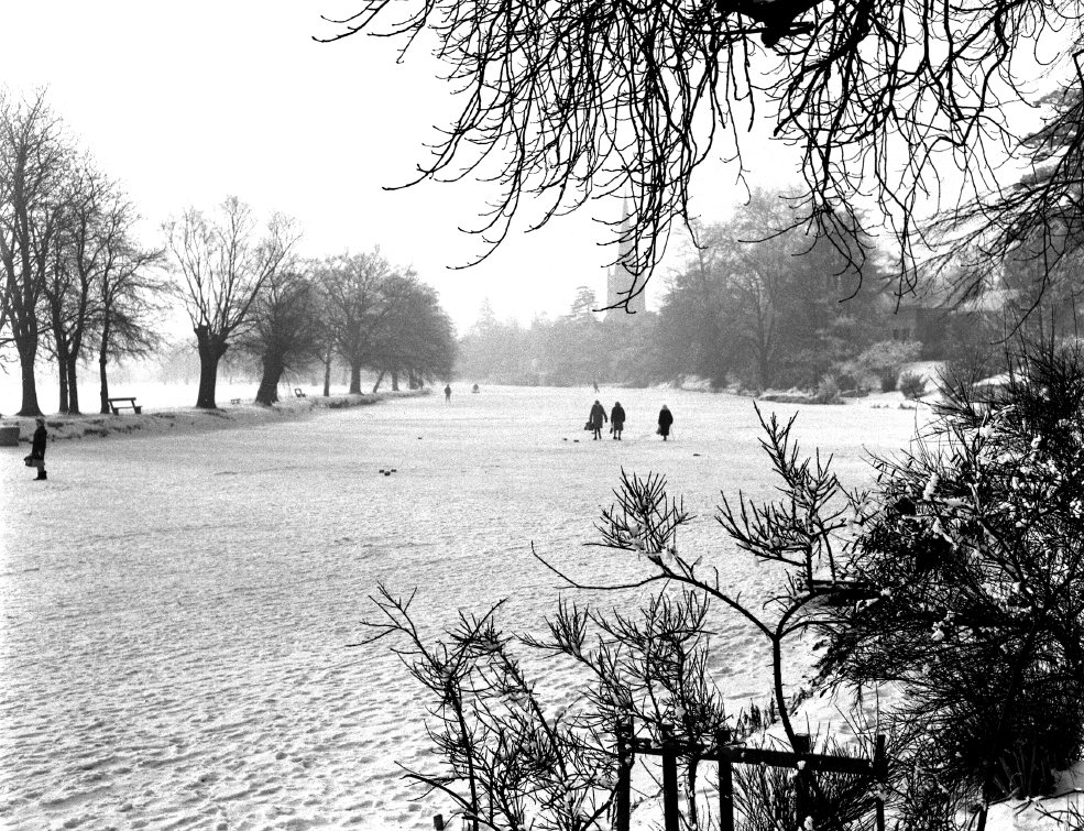 Winter 1963 - the river Avon