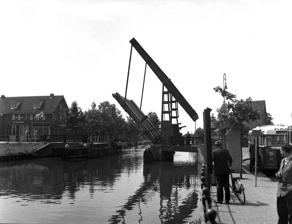 A canal bridge in Edam, Holland