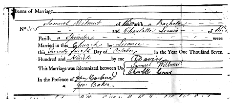 Wedding document, 1790