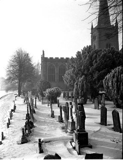Holy Trinity Church in the cold winter of 1963: 26 January.