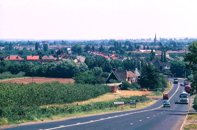 Stratford-on-Avon from Bordon Hill, 1969