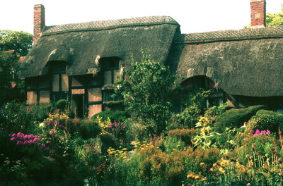 Anne Hathaway's Cottage at Shottery (a village near, and now over-run by, Stratford) - she was Shakespeare's wife: August 1968.
Anne Hathaway's Cottage at Shottery (a village near, and now over-run by, Stratford) - she was Shakespeare's wife: August 1968.
Anne Hathaway's Cottage at Shottery (a village near, and now over-run by, Stratford) - she was Shakespeare's wife: August 1968.
